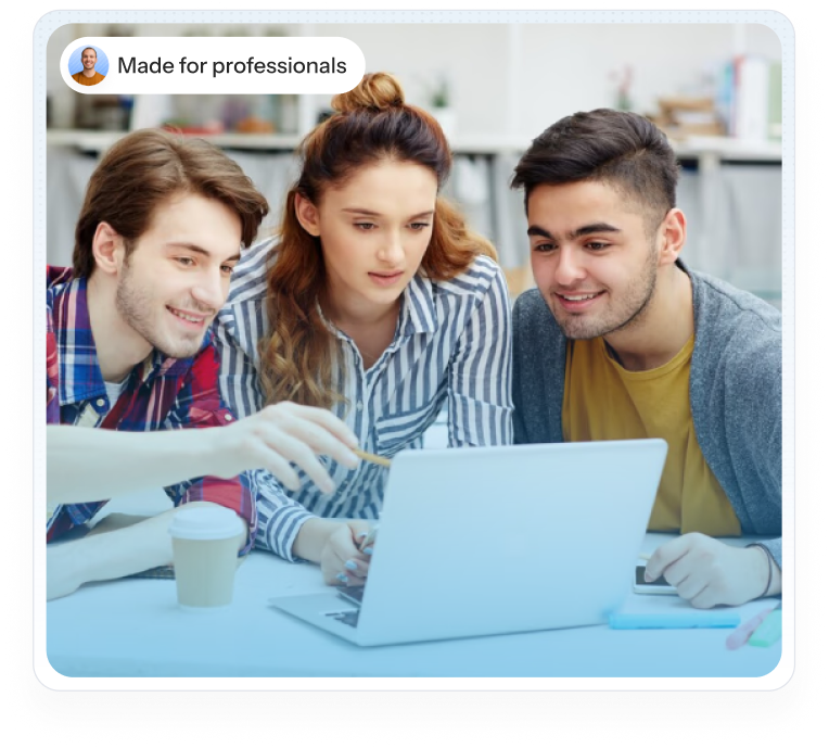 Professionals working together